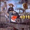 Detail from 'Lt. Commander Rebecca Jordan' from Sandow Birk's series In Smog and Thunder